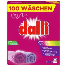 Пральний порошок для кольорового Dalli Color 100 прань, 6 кг